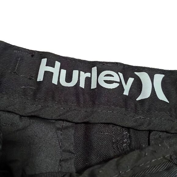 EUC! Nearly New Hurley Toddler Black Cotton Blend Chino Classic Walking Shorts - - Picture 6 of 8